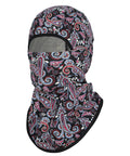 Flame Resistant Balaclava Face Mask For Welding Gear That Lasts Lightweight 5.5oz Cotton Arc Rated Helmet Liner Paisley Print