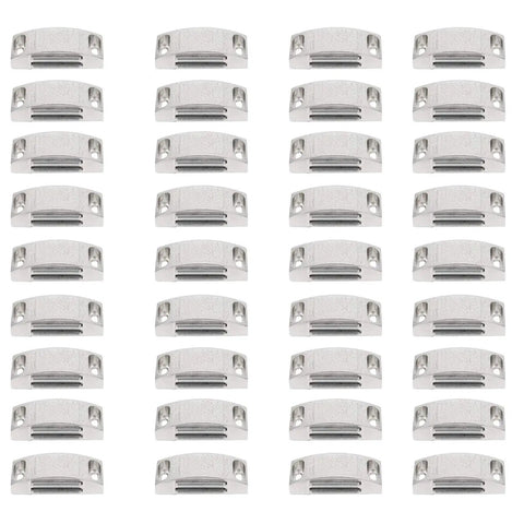 Top Grade Heavy Duty Stainless Steel Door Magnetic Catches 36 Pack With Screws for secure door locking, organized storage.