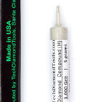 Diamond polishing compound tube, 3,000 grit (3–6 microns), USA-made by Tech Diamond Tools.
