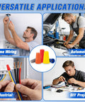 125 Pcs Wire Connectors Nuts Kit Durable Insulated Twist On Caps For Electrical Wiring Assorted Small Wire Caps Pro Grade