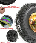 Close-up of Straight Up Heavy Duty Industrial Caster Pair Featuring Silent Rubber Wheels and Thick Steel Base Plates, highlighting durable rubber tire.