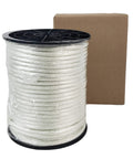 1/4 Inch Nylon Rope On 250 Ft Spool, Solid Braid Utility Cord, UV Resistant, Sturdy Spool for Multiple Uses