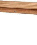Premium Teak Shower Bench 35.4 Inch Built Tough With Solid Wood Construction Mortice And Tenon Joints Fully Assembled