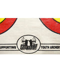 Logo on Youth Field Point Bag Archery Target Replacement Cover White Weatherproof Quick Install No Fuss Swap Cover Only For Easy Target.
