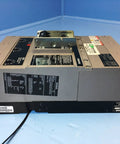 Top Dollar 600 Amp Three Pole Molded Case Circuit Breaker side view showing connections, built tough for heavy industry use.
