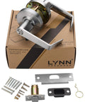Privacy Bathroom Door Lock Lever Handle Set For Commercial Use Built Tough, Heavy Duty Grade 2 Cylindrical Lock with parts