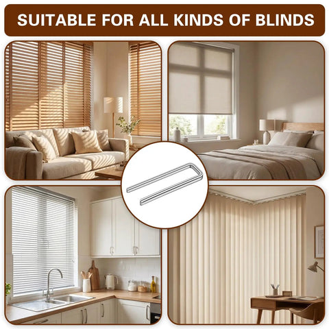 160 Piece Silver Plantation Shutter Repair Kit with Sturdy Louver Pins for Blinds Replacement shown in various room settings.
