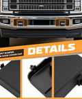 Ford Front Bumper Tow Hook Bolt Cover Cap Rugged Replacement For 2017-2022 F250 F350 F450 F550 Super Duty