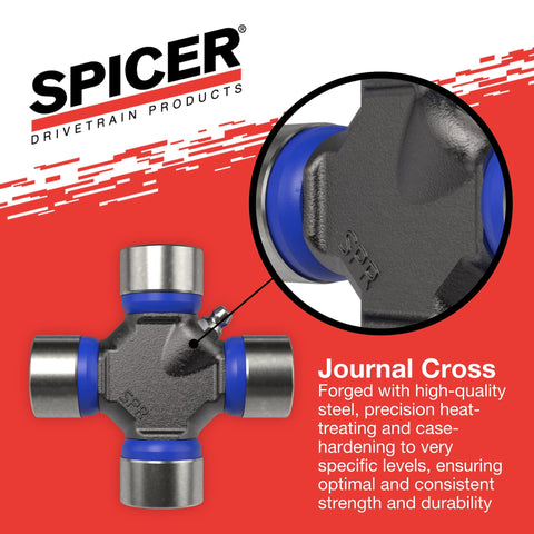 Heavy Duty U-Joint Kit 5-134X for 1310 1330 Series OSR Outside Snap Ring, Greaseable Bearing with 1.062 Inch Caps