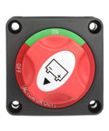 Battery Switch On Off For A Single Battery With Removable Control Knob 12 To 50 Volt DC Marine Power Control on black panel