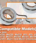 Oil Pump Worm Gear Replacement For Stihl Chainsaws Direct Fit MS250 MS230 MS210 021 023 025 shown with model compatibility