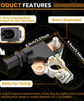 Straight Swap Battery Current Sensor That Bolts Right Up To Chrysler 200 300 Jeep Wrangler features 2-pin connection and 8mm diameter.