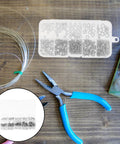 320 Piece Zinc Alloy Pan Head Screw Nuts And Washers Kit For Quick Install And Tight Secure Connections shown on table