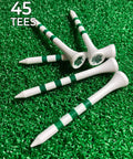 3-1/4 Inch Shamrock Golf Tees Green Durable 100 Percent Natural Hardwood Tees For St Patrick's Day Rounds Adds Luck To Your Swing