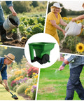Hand Crank Lawn Spreader For Easy Fertilizer Distribution In Small Yards With Lightweight Build And Ergonomic Handle Garden Dispersal Tool