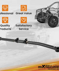 0 To 8 Inch Adjustable Front Forged Track Bar For Ford F 250 F 350 Super Duty 2005 2016 Lifted 4X4 Trucks Durable Rust Resistant Coated Steel With Rubber Bushings For Smooth Steering And Precise Alignment, angled view