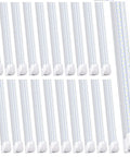 20 pack of 8 Foot Linkable LED Shop Light Fixture With 120W T8 Integrated 4 Rows Of LED Tubes 6000K 96 Inch V Shaped Design