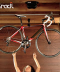 Two Pack 40 Pound Ceiling Mount Bike Lift And Rack For No Fuss Bicycle Storage Without Electricity Ropes Or Pulleys