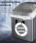High Octane Countertop Ice Maker Cranks Out Top Shelf Cubes At Record Pace With Up To 25kg Daily Output And Integrated Water Line Hookup For Parties That Never Sleep And Chill Vibes Only, featuring one-touch automatic cleaning.