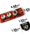 Pro Grade Beefy All Metal Aluminum Profile Drill Guide Kit With Access Hole Jig, Step Drills, Red Black, top view.