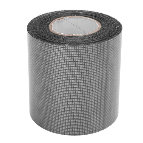 Transparent Window Screen Repair Tape With Strong No Fuss Adhesive Self Adhesive Mesh Patch For Quick Fix On Tents Pool And Car Screens See Through Black Finish