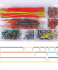 560 Piece Jumper Wire Kit with 14 lengths for breadboard prototyping and Arduino projects, insulated flexible and rigid wires