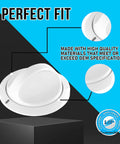 Beefed Up Lifetime Timer Knob Replacement For Frigidaire Dryers, Model 131873304, shown with round white durable design