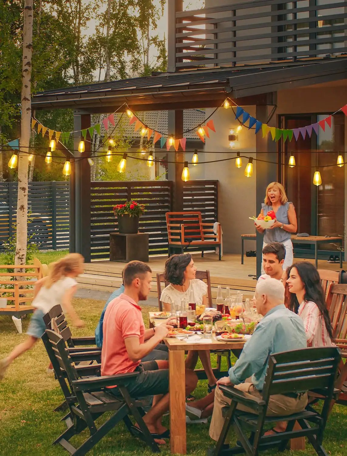 FIX 23/24 SMS サンセットフラミンゴ SM 25 Ft Outdoor String Lights For Patio - Weatherproof ✓