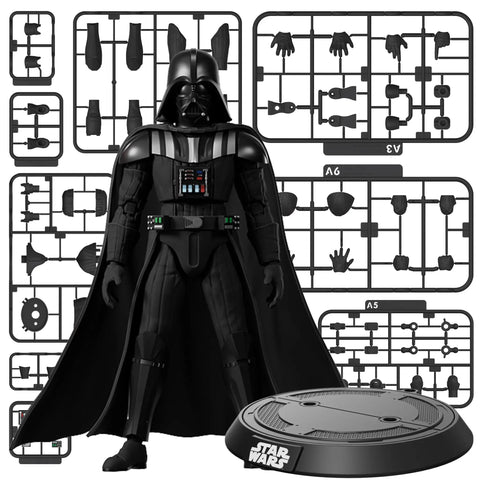 Darth Vader The Empire Strikes Back Model Kit Officially Licensed 6.06-Inch Poseable Figure With Movie Accurate Armor and Parts