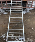 Heavy Duty 60cm Unpowered Roller Conveyor Belt With Jointable Discharge Slide For Rigs And Warehouses, Durable Stainless Steel Construction, MustHave Material Handling Solution For Bottled Goods Pallets And Plastic Drums, front view