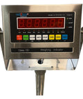 Digital weighing indicator for Heavy Duty Roller Top Bench Scale 18 X 18 Inches 500 Lb Capacity NTEP Legal For Trade.