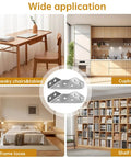Uses for 20 Pcs Stainless Steel Corner Connectors And Triangle Brackets For Wood Furniture Shelves Cabinets And Desks Includes Screws