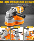 Adjustable handle feature on Beast 2800W Electric Diamond Polisher Machine With 6 Diamond Wheels Kit Concrete Floor Grinder.