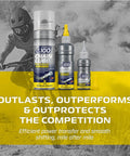Dry Weather Bike Chain Lube For Dry Conditions Delivers Deep Penetration And Long Lasting Protection For Bicycles And Electric Bikes Extends Drivetrain Life And Guards Against Corrosion Easy To Apply 120ML bottle with applicators