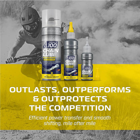 Dry Weather Bike Chain Lube For Dry Conditions Delivers Deep Penetration And Long Lasting Protection For Bicycles And Electric Bikes Extends Drivetrain Life And Guards Against Corrosion Easy To Apply 120ML bottle with applicators