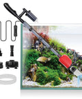 36W Electric Gravel Cleaner For Aquariums The Real Deal Automatic Fish Tank Vacuum With Telescopic Pole No Fuss Water Changes