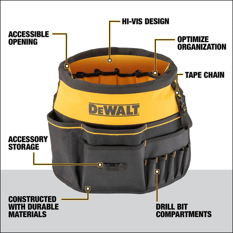 Pro Grade Tool Organizer With 37 Pockets And TOUGHCASE Pocket, Built From Durable 1680 Denier Fabric for Real World Jobsites