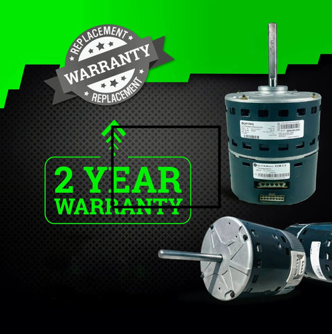 Top Shelf Remanufactured Ecm Blower Motor 1 Horsepower 1050 Rpm Direct Fit For York Air Handler 024-31941-001 208-240 Volt Ccw Reversible Rotation Legit Tough Two Year Warranty Replacement That Slaps Things Back Together Smoothly
