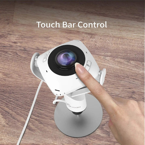 360 Degree All Around Meeting Webcam With Built In Omnidirectional Microphone And 1080p HD Video Conferencing Camera, USB C Plug And Play, Six Display Modes For Flexible Angles, Great For Video Calls, Online Classes, And Team Collaboration touch bar control