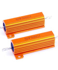 Ready To Rock Pro Grade 50 Watt 500 Ohm Wirewound Resistor With Tough As Nails Aluminum Shell Housing Pack Of Two Pieces view