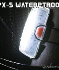 USB Rechargeable Bike Front Light With 200 Lumen LED Output For Day And Night Visibility Durable Bicycle Headlamp. Waterproof light in rain.