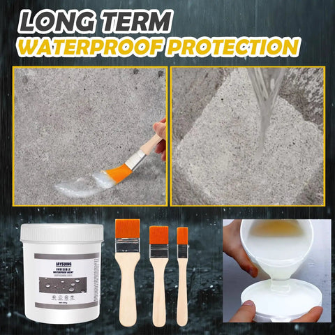 Easy To Apply Invisible Waterproof Sealant For Transparent Rainproof Coating And Leak Proof Adhesive Water Based Formula For DIY Repairs