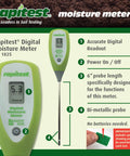 Digital Soil Moisture Meter For Home Gardens And Indoor Plants With Instant Readout And Easy To Read Display Great For Quick Soil Checks And Keeping Your Plants Thriving And Healthy, 6-inch bi-metallic probe