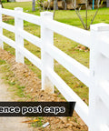 24 Pack Pyramid White PVC Vinyl Post Top Caps For Vinyl Fence Posts 5x5 Inch Weatherproof Deck And Fence Post Covers