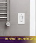 Countdown Timer Switch for Bathroom Fans and Lights 1 to 30 Minute Delay In Wall Neutral Wire Required UL Listed White Finish