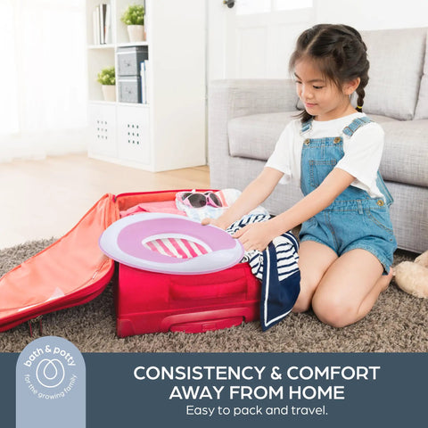 Hella Comfy Toddler Potty Training Seat With Soft Cushioned Support Smooth Transition To Big Kid Toilet Easy Wipe Down Surface Fits Round Or Elongated Bowls Total Parenting Must Have Game Changer