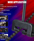 20 Piece Chain Breaker Tool Kit With C Frame And 3 Anvils, 5 Break Tips, Moto Chain Cutter And Riveter, multi-use guide