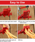 Step-by-step guide using Goouu 40 Pcs Multi Cable Staples For Securing Low Voltage Wires for cable installation.
