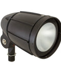 Bronze 12W Outdoor LED Flood Light Weatherproof Exterior Fixture With Adjustable Mounting Bracket Energy Efficient