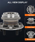 Rear Left And Right Wheel Bearing And Hub Assembly For Honda Pilot And Acura MDX OE 512629 With ABS Tone Ring Sensor 5 Lug front view